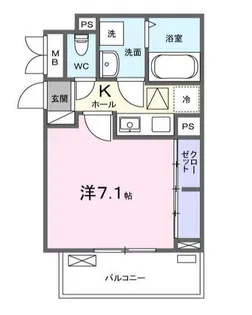 オーレヴィア【1階】の間取り