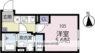 ラピス【1階】の間取り