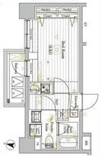 MAXIV横浜吉野町SOUTH【7階】の間取り