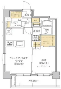 グレーシアフィット横浜【9階】の間取り