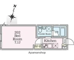 ビエンタ溝の口【2階】の間取り