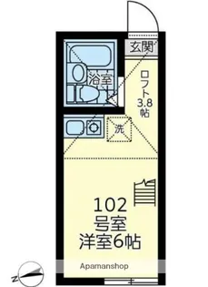 ユナイト野島リオプラテンセ【1階】の間取り