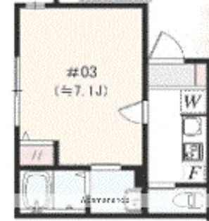 アザーレ・パッシオ本厚木A【1階】の間取り