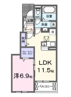 レジデンス 湘南【2階】の間取り