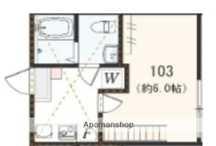 アザーレ・キュリオス中央林間【1階】の間取り