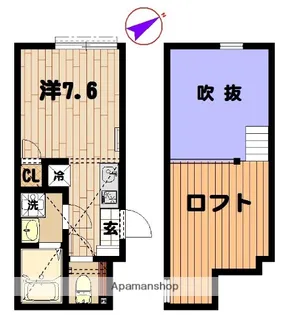 シュリップ溝の口【2階】の間取り