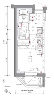 AZEST阪東橋Ⅱ【4階】の間取り