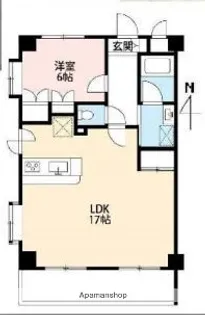 エルシャルム能見台【4階】の間取り