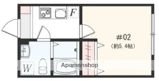 アザーレ・パッシオ矢部A【2階】の間取り