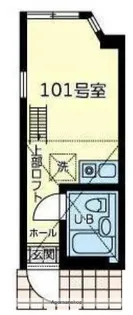 ユナイト桜本ヴィクトリーアルバート【1階】の間取り