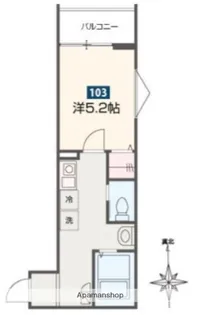 FELGRIA京急鶴見【1階】の間取り