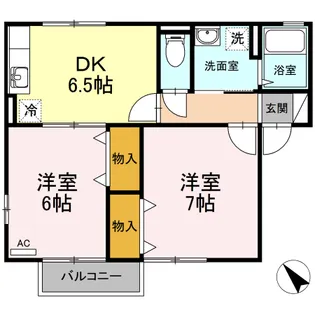 プリヤンモア【2階】の間取り