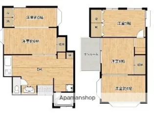 神奈川県横浜市港北区篠原西町【一戸建】の間取り