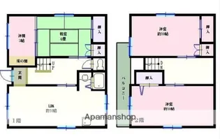 神奈川県横浜市磯子区田中1丁目【アパート】の間取り