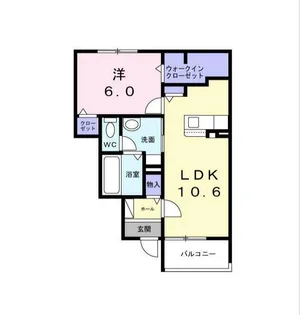 ノール・エトワール【1階】の間取り