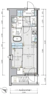 ミライズ横濱SOUTHレジデンス【10階】の間取り