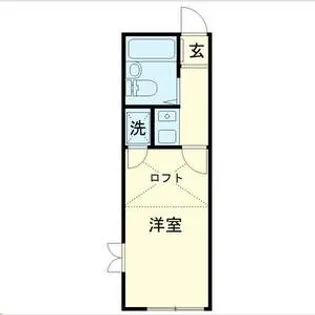 メゾン十日市場【1階】の間取り