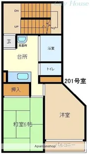シティハイツ相模大野【2階】の間取り