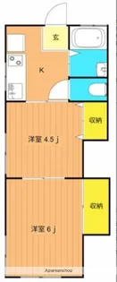 ハウスサンフラワー【2階】の間取り