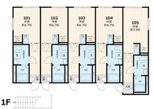 グラン橋本【1階】の間取り
