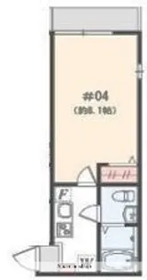 アザーレ・キュリオス伊勢原【1階】の間取り