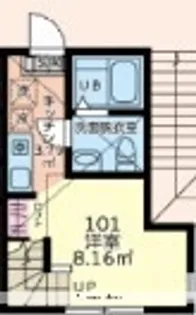 ブエナビスタ【1階】の間取り