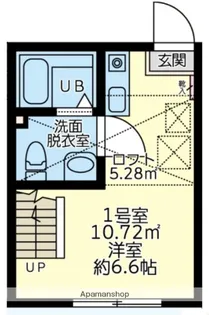オムニア北里【2階】の間取り