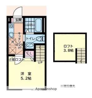 グッドフィールド相模大野【2階】の間取り