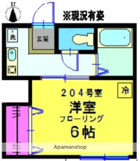 ユニティー神之木【2階】の間取り