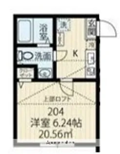 ラフィーネ上大岡ⅡB棟【2階】の間取り