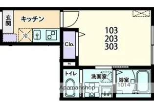 パークテラス大和【2階】の間取り