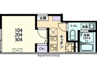 パークテラス大和【1階】の間取り