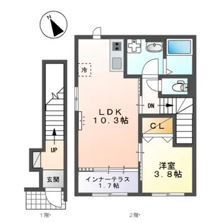ルミナス鷺沼【2階】の間取り