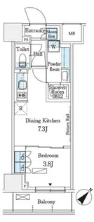 パークアクシス横浜伊勢佐木町通り【3階】の間取り