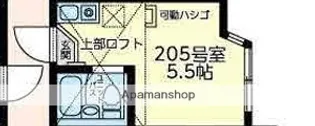 ユナイト川崎ロゼッタストーン【2階】の間取り