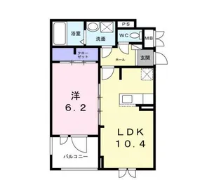 ベーネ・ウノ【2階】の間取り