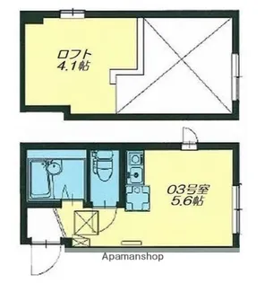 アルファ生田2号棟【1階】の間取り