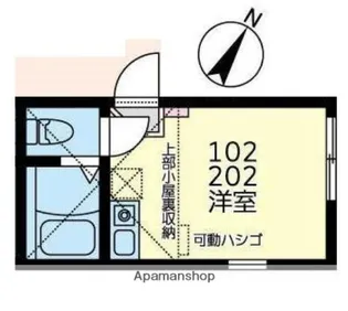 コート ライズ神大寺【1階】の間取り