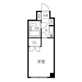 ジョイテル武蔵小杉【2階】の間取り