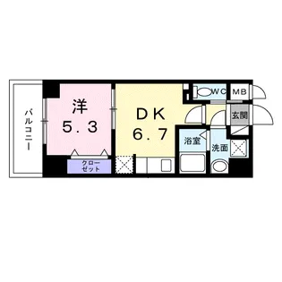 スアヴィス平塚八重咲【8階】の間取り