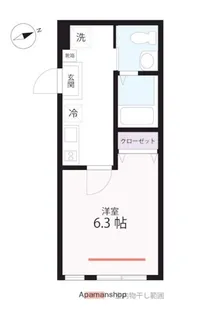 QUIET CRAB HOUSE MIX山手Ⅱ【1階】の間取り