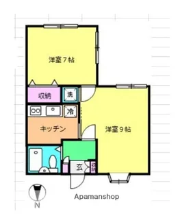 Fコート梶ヶ谷【1階】の間取り
