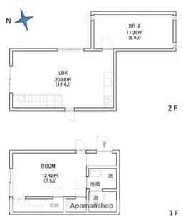 ガーデンテラス西御門【1階】の間取り