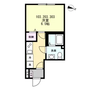 (仮称)平塚アパート【2階】の間取り