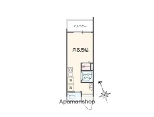 MELLAS小島新田【2階】の間取り