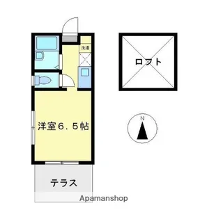 ジョイフルオークラ【1階】の間取り