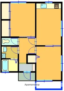 ワンユエ星川【1階】の間取り