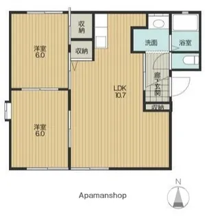 フェリーチェ【2階】の間取り