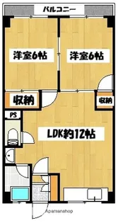 根岸マンション【3階】の間取り