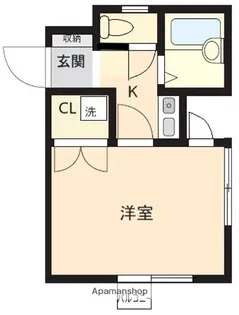 ロイヤルハイツ中川【4階】の間取り
